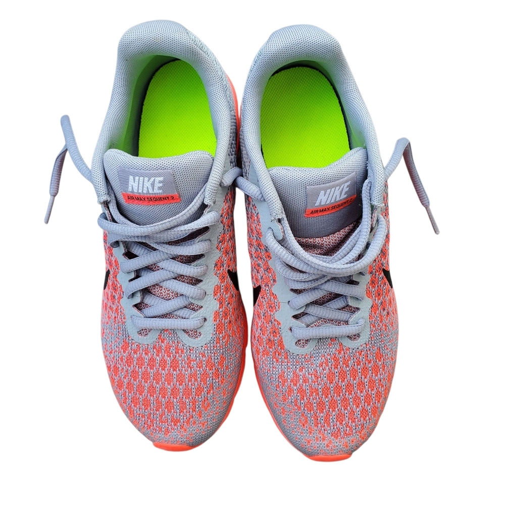 Nike Air Max Sequent 2 Sneaker GS 4.5Y Grey Athletic - Picture 4 of 6